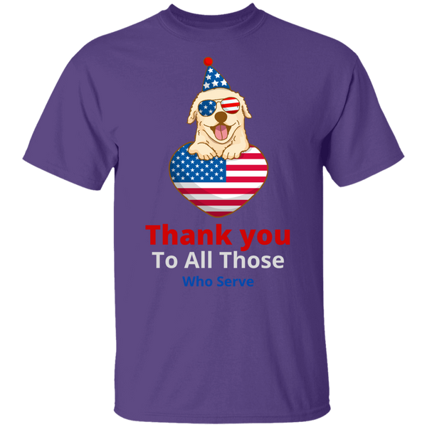 Thank You To All Those Who Served Youth T-Shirt