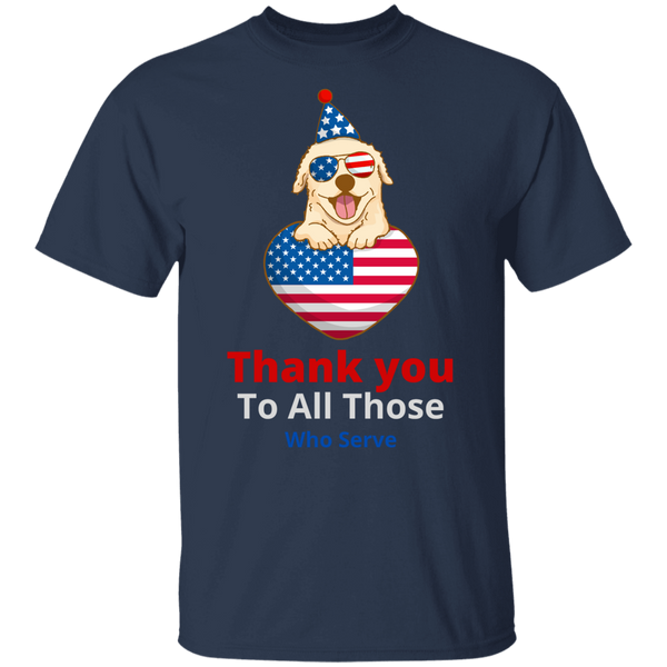 Thank You To All Those Who Served Youth T-Shirt