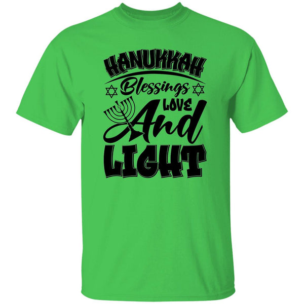 Hanukkah Blessings, Love, & Light T-Shirt