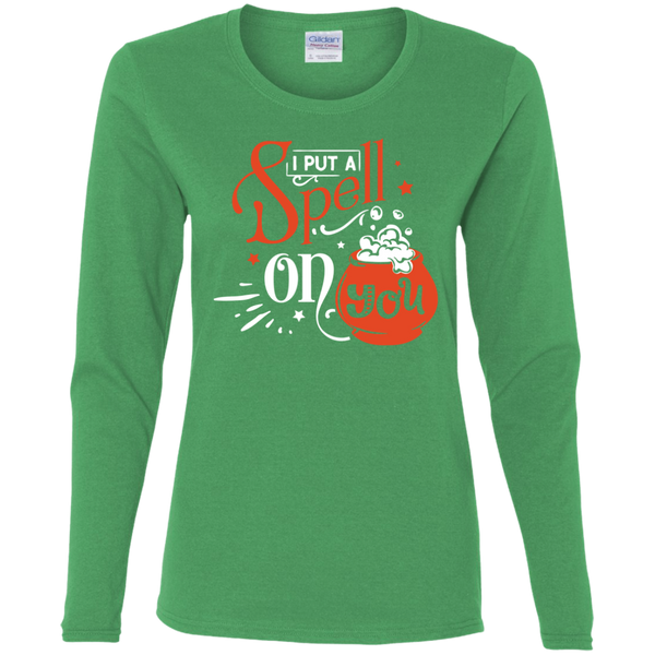 I Put A Spell On You Ladies' Long Sleeve T-Shirt