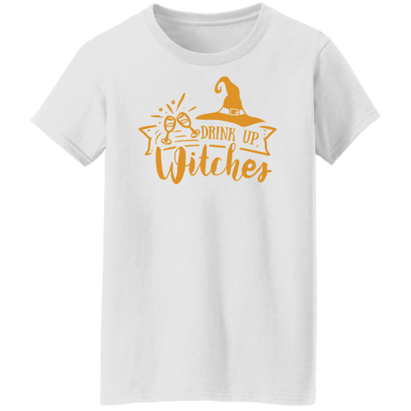 Drink Up Witches Ladies T-Shirt