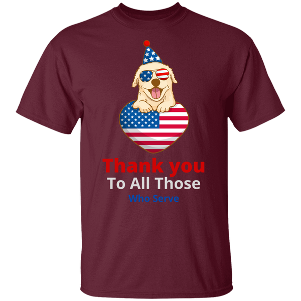 Thank You To All Those Who Served Youth T-Shirt