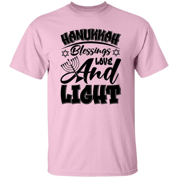 Hanukkah Blessings, Love, & Light T-Shirt