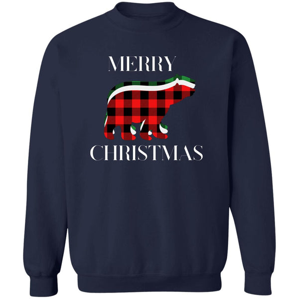 Multi Plade Polar Bears Merry Christmas Sweatshirt