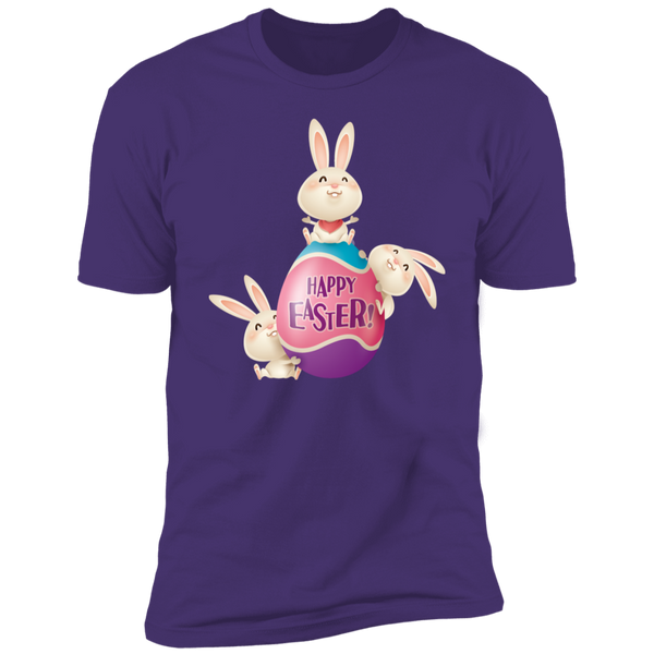 Happy Easter Egg and Rabbits T-Shirt