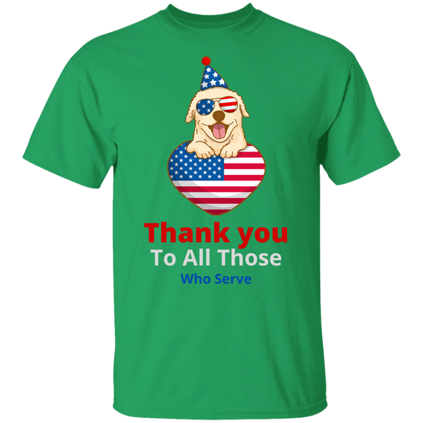 Thank You To All Those Who Served Youth T-Shirt