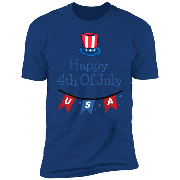 Happy 4th Of July - USA Short Sleeve T-Shirt