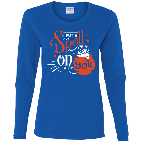 I Put A Spell On You Ladies' Long Sleeve T-Shirt