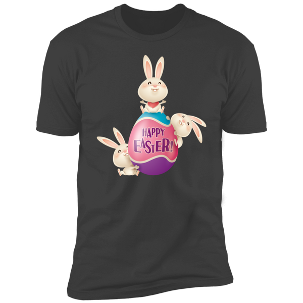 Happy Easter Egg and Rabbits T-Shirt