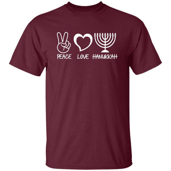 Peace, Love, Hanukkah T-Shirt