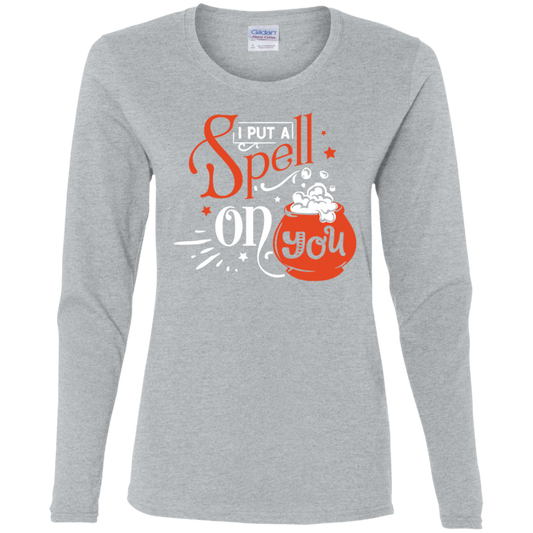 I Put A Spell On You Ladies' Long Sleeve T-Shirt