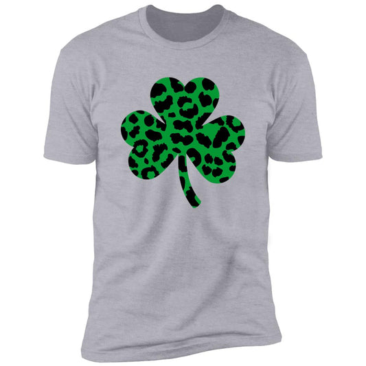 Green Leoprade Shamrock Clover T-Shirt