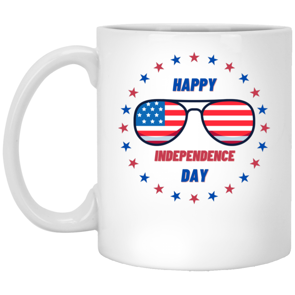 Happy Independence Day Sunglasses Mug