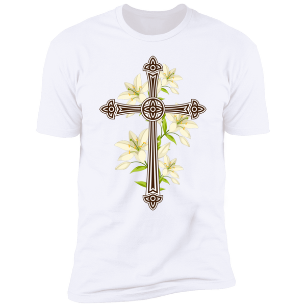 Flowery Cross T-Shirt