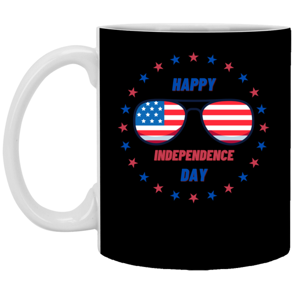 Happy Independence Day Sunglasses Mug