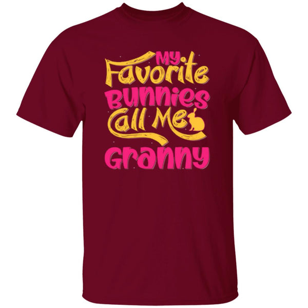 My Favorite Bunnies Call Me Granny T-Shirt