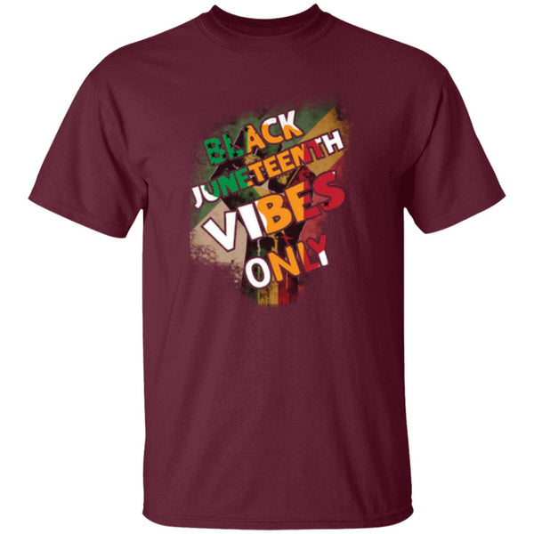 Black Juneteenth Vibes Only T-Shirt