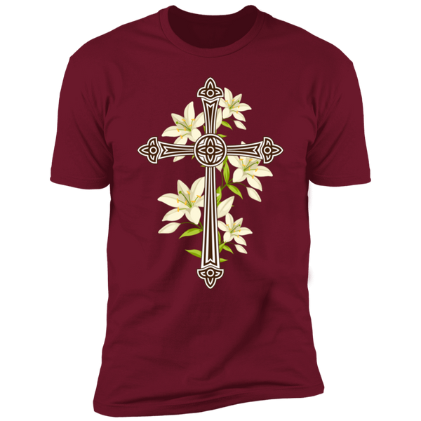 Flowery Cross T-Shirt