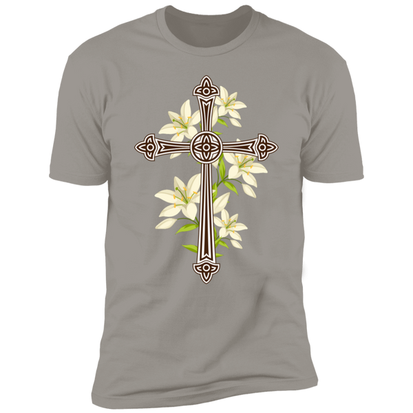 Flowery Cross T-Shirt