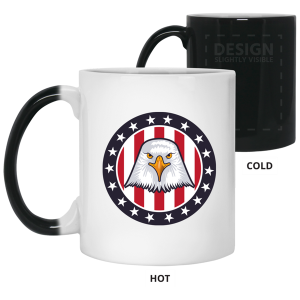 American Eagle Head Changing Mug