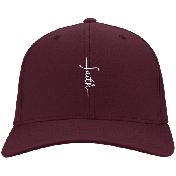 Faith white Twill Cap