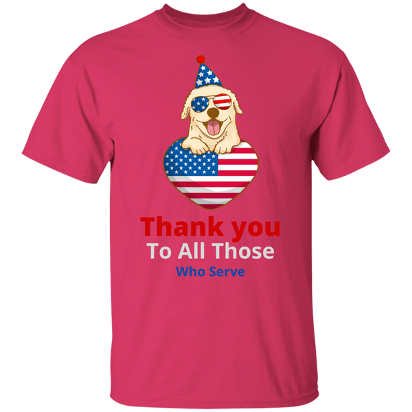 Thank You To All Those Who Served Youth T-Shirt