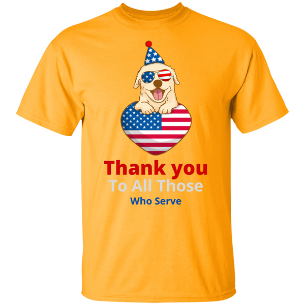 Thank You To All Those Who Served Youth T-Shirt