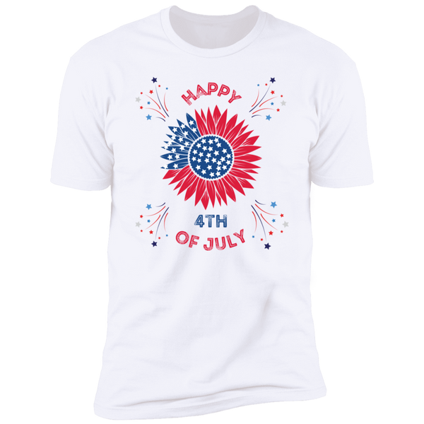 Happy 4th Of July Sun Flower T-Shirt