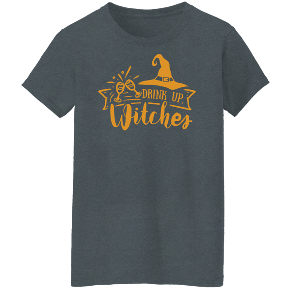 Drink Up Witches Ladies T-Shirt