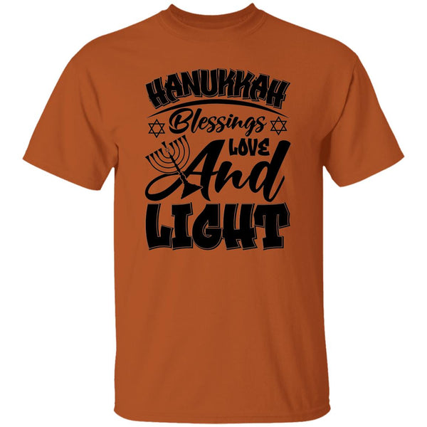 Hanukkah Blessings, Love, & Light T-Shirt