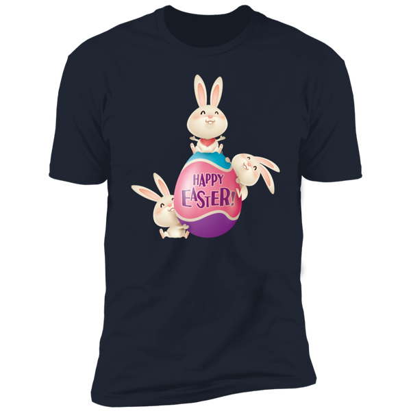 Happy Easter Egg and Rabbits T-Shirt