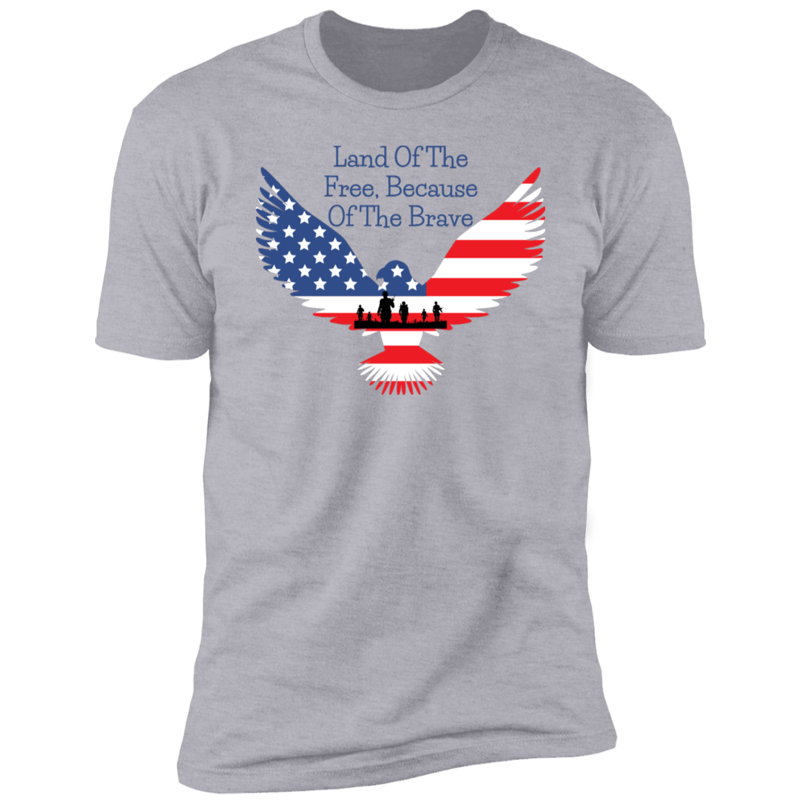 Land Of The Freee Because Of The Brave Premium Short Sleeve T-Shirt