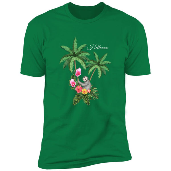 Helloooo Tropical Sloth T-Shirt