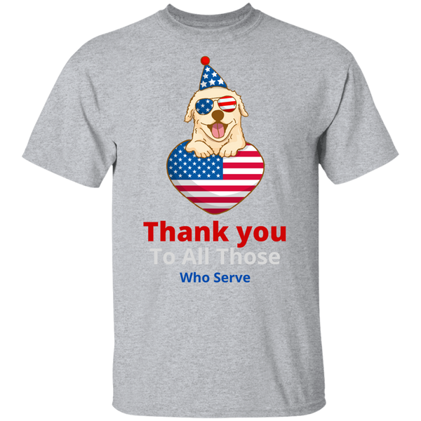 Thank You To All Those Who Served Youth T-Shirt