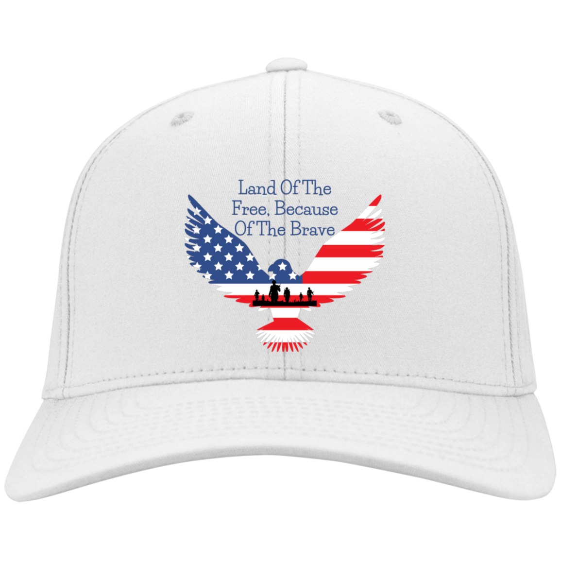 Land Of The Free Because Of The Brave Twill Cap