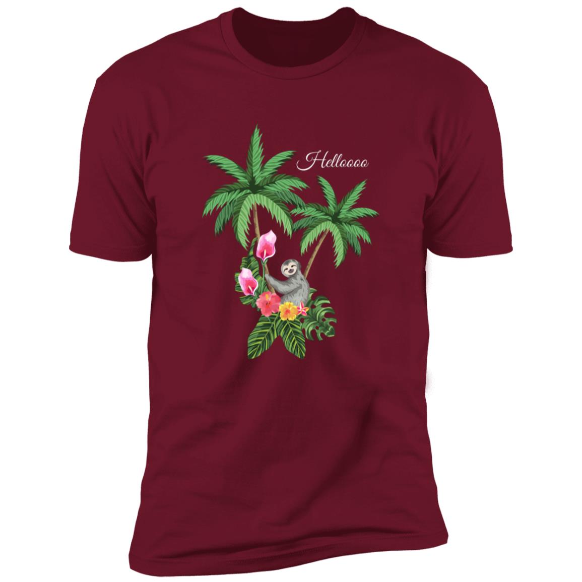 Helloooo Tropical Sloth T-Shirt