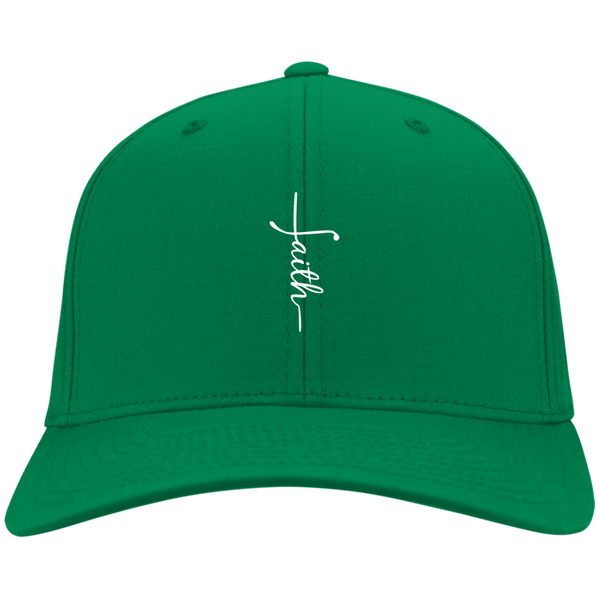 Faith white Twill Cap