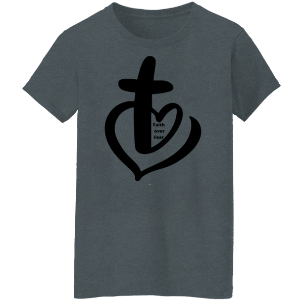 Faith Over Fear w/ Black Coloring T-Shirt