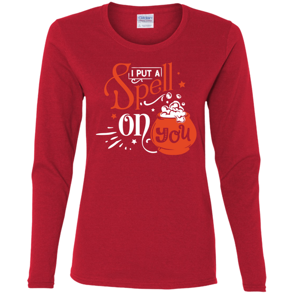 I Put A Spell On You Ladies' Long Sleeve T-Shirt