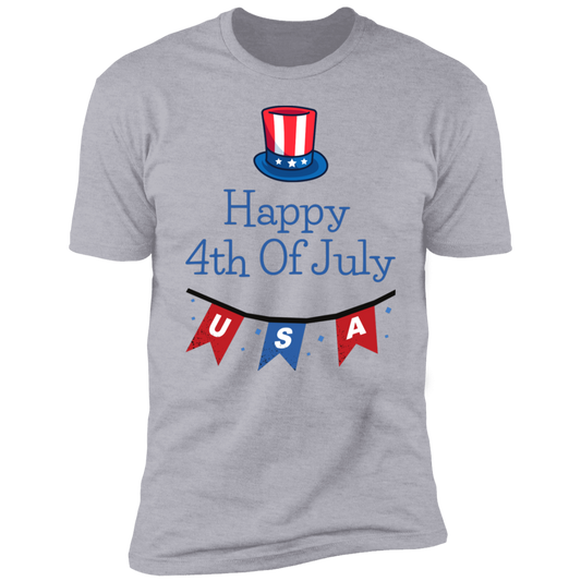 Happy 4th Of July - USA Short Sleeve T-Shirt