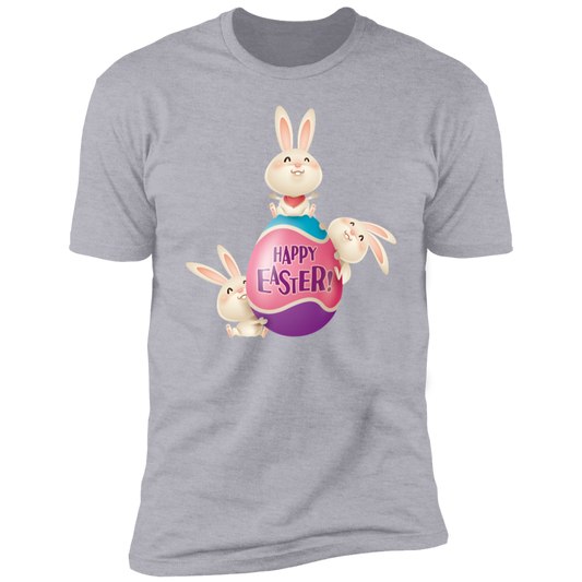 Happy Easter Egg and Rabbits T-Shirt