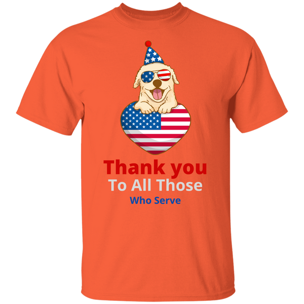 Thank You To All Those Who Served Youth T-Shirt