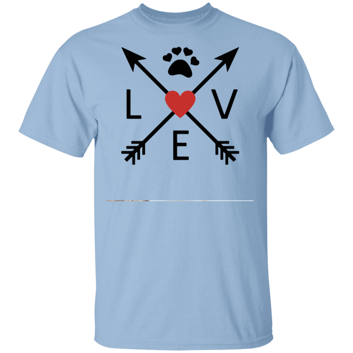 Love Paw Cross Roads Youth T-Shirt