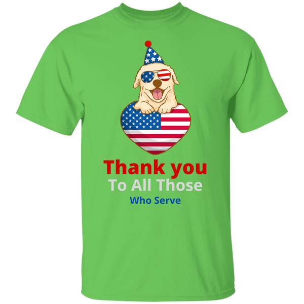 Thank You To All Those Who Served Youth T-Shirt