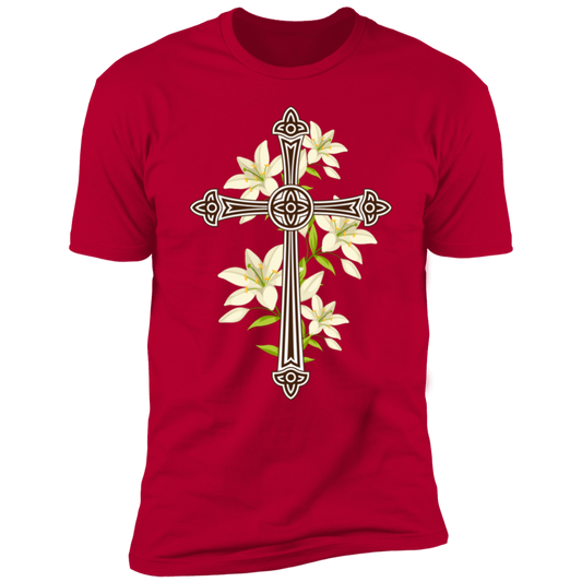 Flowery Cross T-Shirt