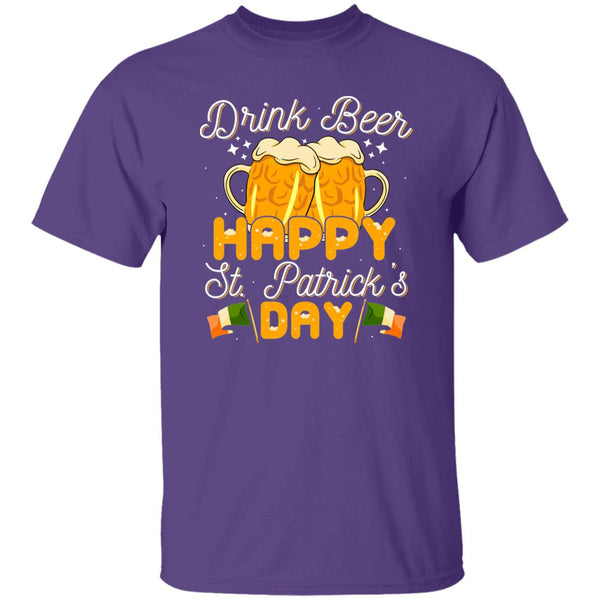 Drink Beer Happy St. Patrick's Day T-Shirt