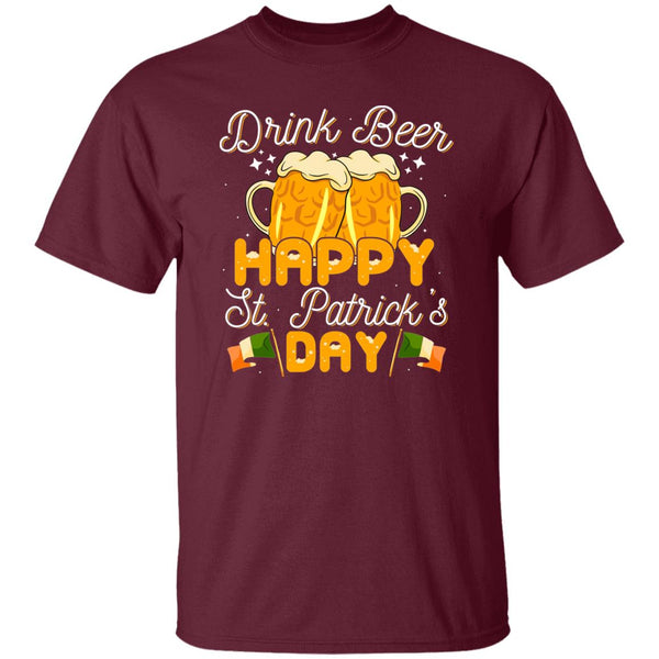 Drink Beer Happy St. Patrick's Day T-Shirt