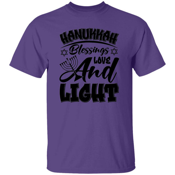 Hanukkah Blessings, Love, & Light T-Shirt