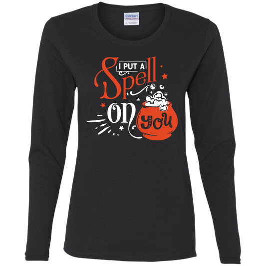 I Put A Spell On You Ladies' Long Sleeve T-Shirt