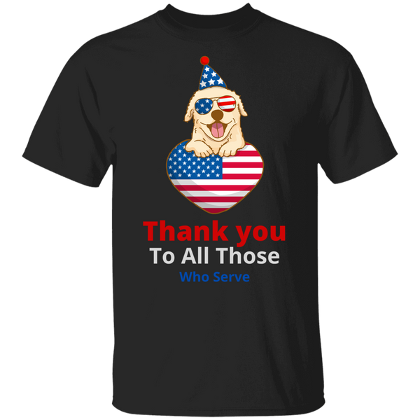 Thank You To All Those Who Served Youth T-Shirt